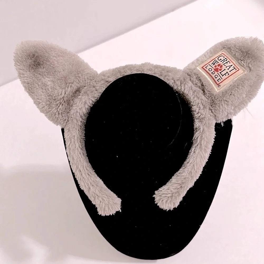 Great Wolf Lodge/ Gray Wolf Ears Souvenir Headband Children One Size